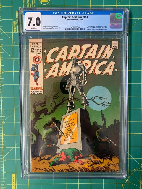 Captain America #113 - May 1969 - Vol.1 - CGC 7.0         (7053)