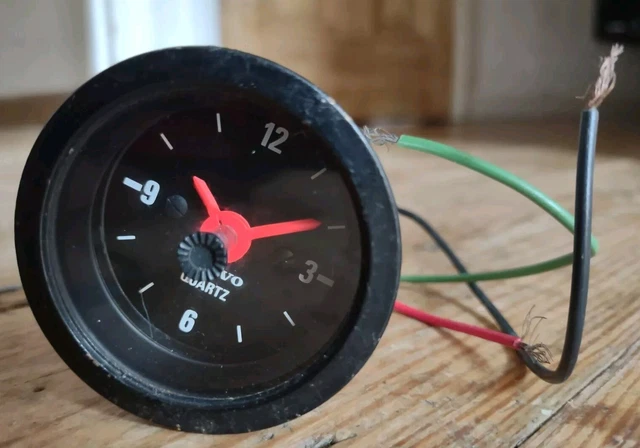 VINTAGE VOLVO CLOCK GAUGE - Dashboard Classic Car Quartz Retro £16.95 ...