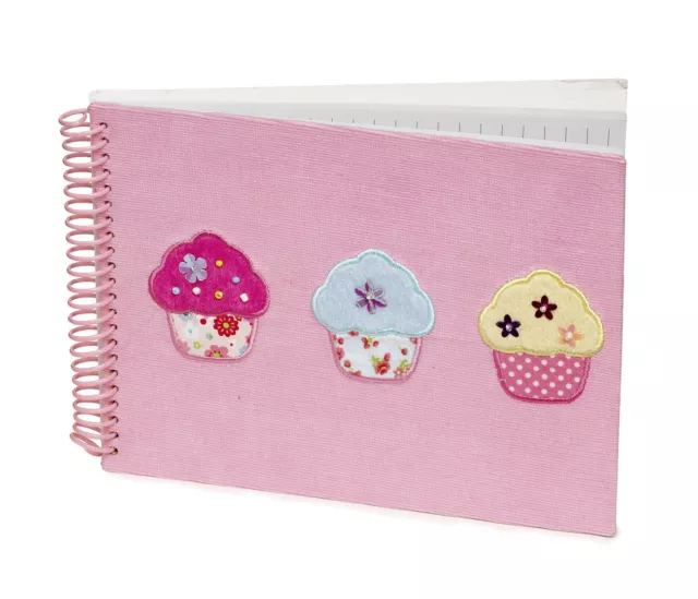 10 x Job Lot Girls Pink Cupcake Note Books Gift Party Bag NB-8101 By Katz