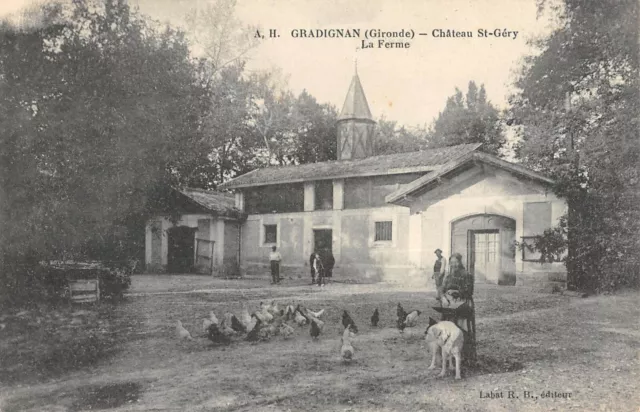 Cpa 33 Gradignan Chateau Saint Gery La Ferme