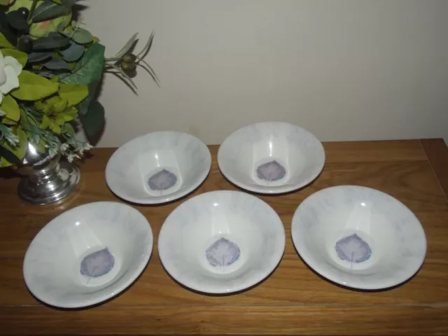 SET OF 5 Portmeirion Jo Gorman Dusk soup cereal Dessert Bowls 6.75” (17cm) 1st