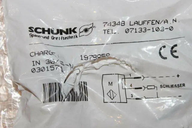 Schunk Interrupteur Magnétique En 30/S-M12 -0301571 Neuf