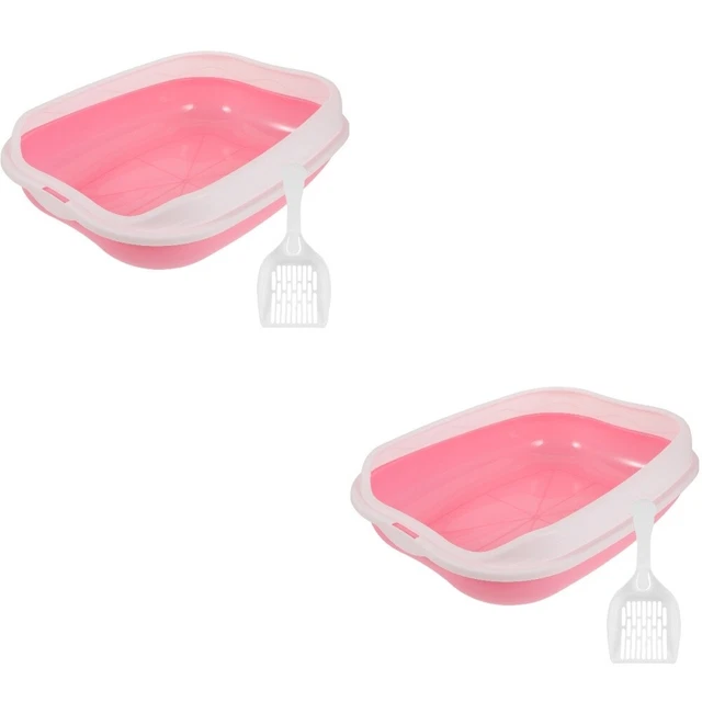 Lettiera Per Gatti Zuma - Rosa, 40x42.5x56 Cm, Igienica E Pratica - Foto 10