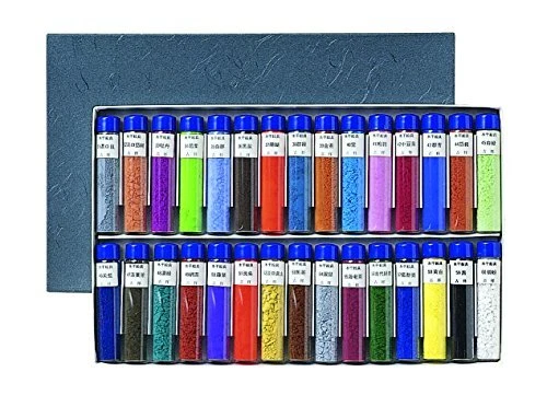 Auspicious Suikan Botella de Pintura Entrada 30 Colores Set No.2 Importación Japón Acuarela