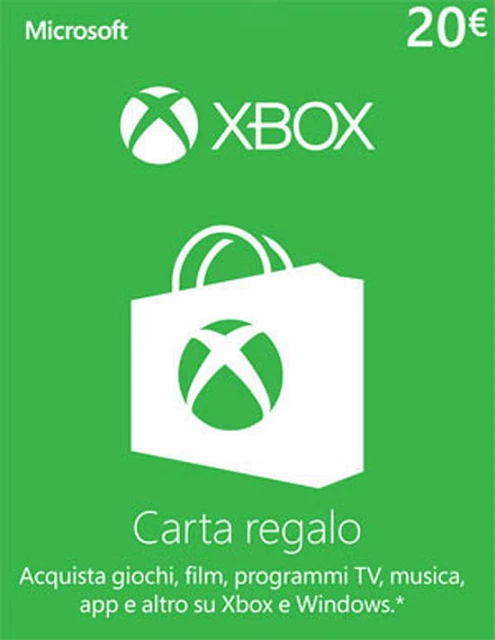 Xbox giftcard clearance 20 euro