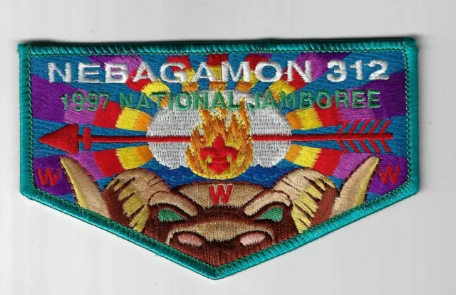 Boy Scout OA 312 Nebagamon Lodge 1997 National Jamboree Flap