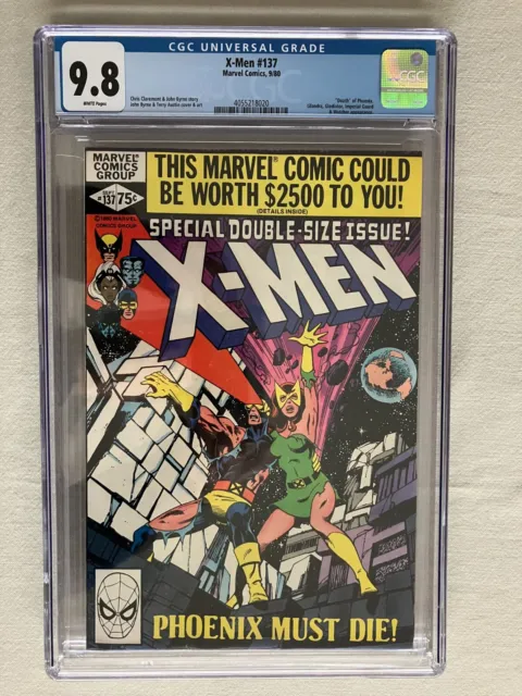 Uncanny X-Men 137 (1980) CGC 9.8 white pages Iconic Byrne cover Phoenix saga