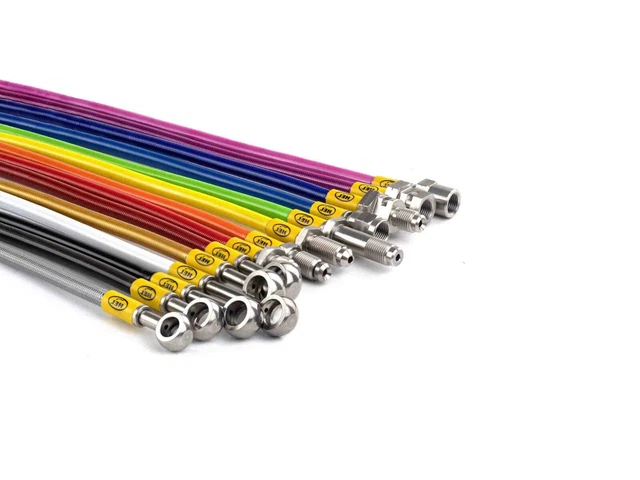 Hel Performance Audi A8 S8 Quattro 4 Line S/Steel Braided Brake Lines Hose Pipes