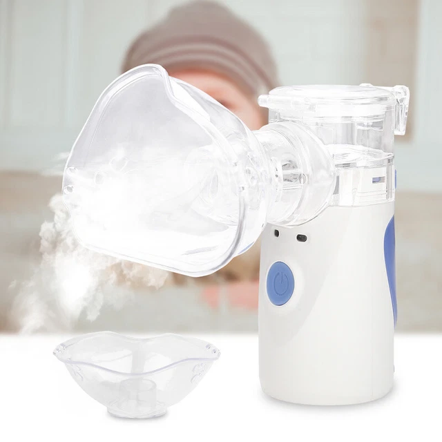 Inhalador inhalador con boquilla y máscara nebulizador para adultos niños