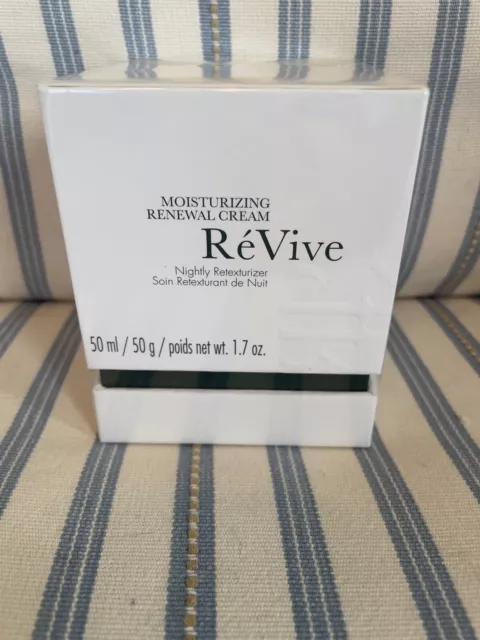 NIB ReVive Moisturizing Renewal Cream Nightly Retexturizer 1.7 oz / Retails $195