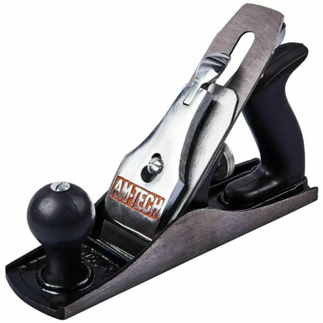 Wood Planner Jack No 4 With Adjustable Carbon Steel Blade Smoothing Plane New UK