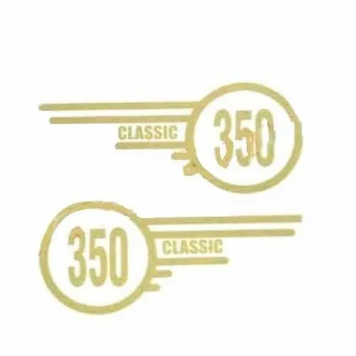 New Tool Box Sticker Pair Left Right Side For Royal Enfield Classic 350cc