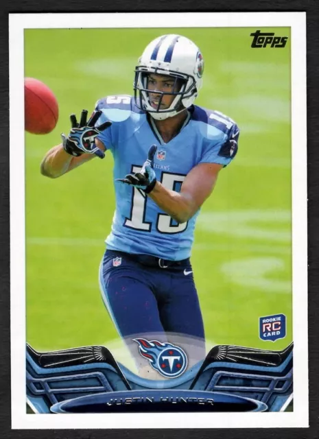 2013 Justin Hunter Topps Football Rookie RC Titans #248