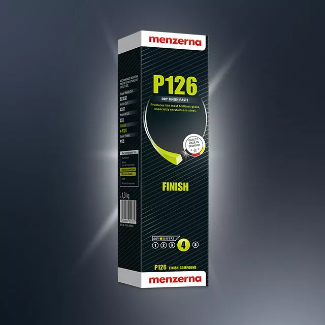 Menzerna Polierpaste 126 Finish Paste Hochglanzpaste Metall Politur Polierwachs