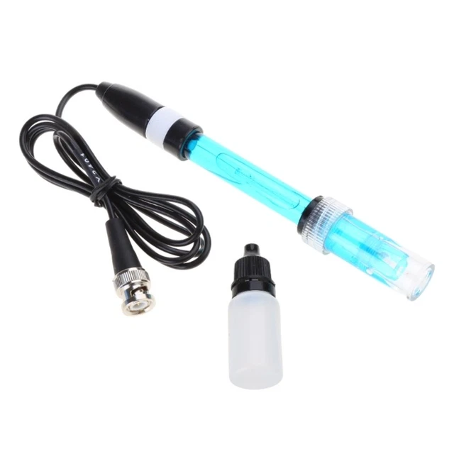 PH ELECTRODE PROBE BNC Connector 0-14 Measuring Range for PH Controller ...