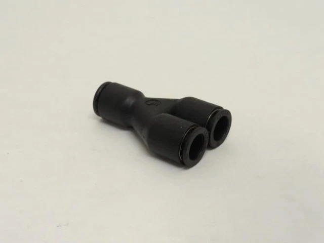 210872 New-No Box; Legris 3140 10 00 Wye Plastic Tube Union; 10mm PTC; Black