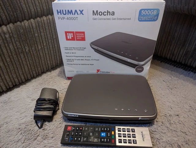 Humax FVP-4000T 500GB Freeview Play TV Recorder - Mocha
