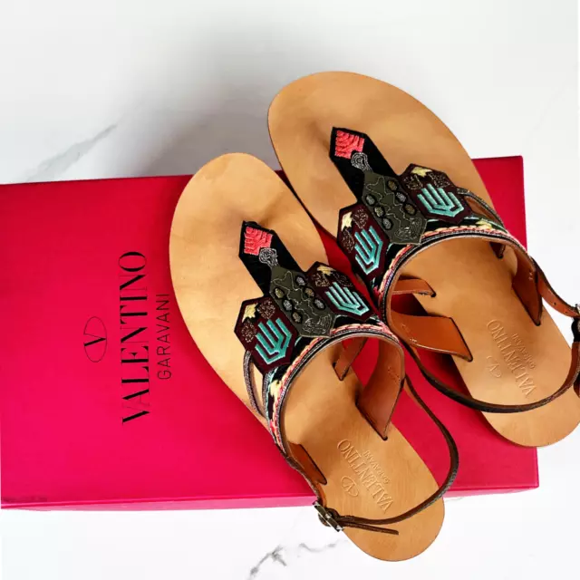 Valentino Garavani Flat Sandal Nero 2