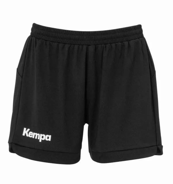 Kempa Handball Sports Training Womens Ladies Prime Shorts Black