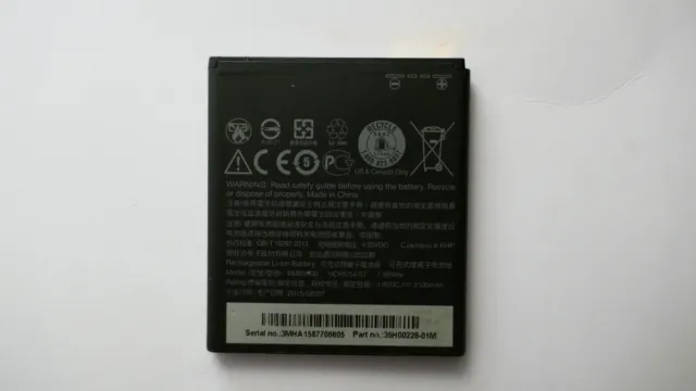 Batterie d'origine occasion bon état Bm65100 pour HTC Desire 510