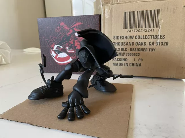 Miles Morales matte black addition statue Unruly Industries