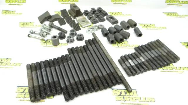 Large Lot Of Hold Down Accessories Studs Washers Step Blocks Coupler Nuts