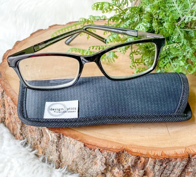DESIGN OPTICS LO1118 7163 Foster Grant schwarz PD58.5 Rahmen Lesebrille
