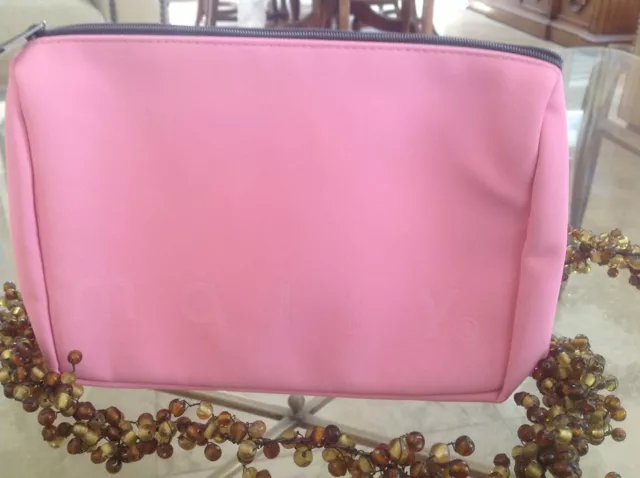 Mally Beauty Large Pink Cosmetics / Makeup Bag  - Brand new 2