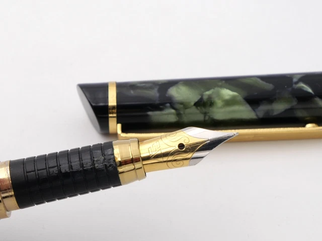 Stylo Plume Ancien Enzo Varini - Pointe Iridium - Longueur 12.6 Cm - Occasion