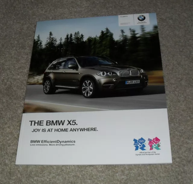 BMW X5 Brochure 2011 - xDrive 30d 40d 50i SE & M Sport