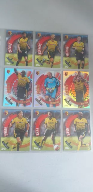 Watford 2015 Topps Premier Club Soccer Full Set