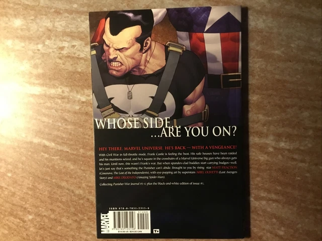 Punisher War Journal Vol. 1 Trade Paperback Marvel Civil War Matt Fraction 2