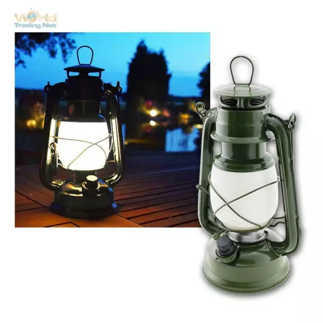 LED Camping Laterne "CT-CL Army" dimmbar Petroleum-Lampe-Leuchte Zelt-Lampe