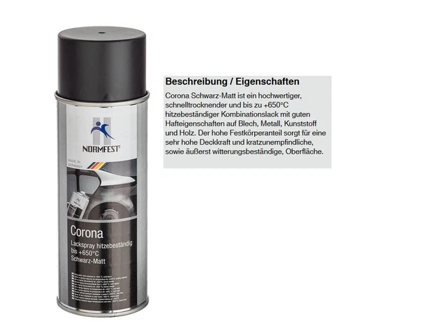 FOLIATEC Interior Color Spray - 400 Ml, Schwarz Matt Für Leder & Kunststoff (Auto-Innenraum)