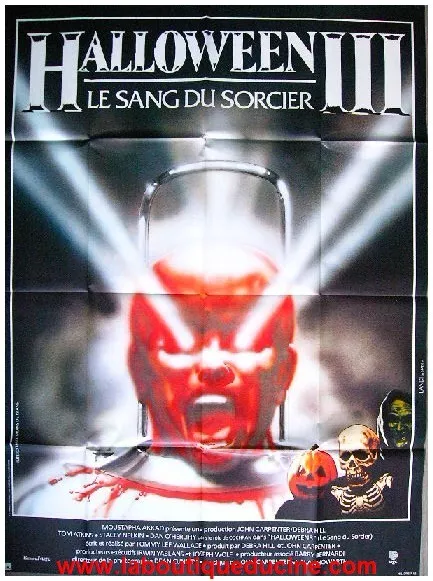 HALLOWEEN III 3 Season of the Witch Affiche Cinéma Pliée 160x120 Movie Poster