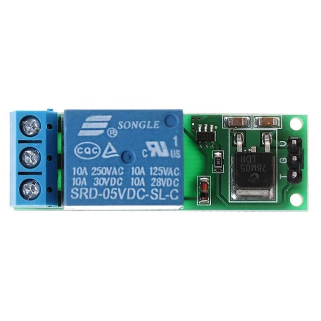 4.8x1.1cm Simple Canal Moteur Auto-Verrouillage Relais Module Pouls Trigger
