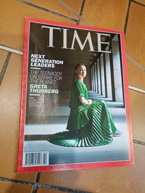 special cover greta thunberg-Magazine revue TIME-may 2019