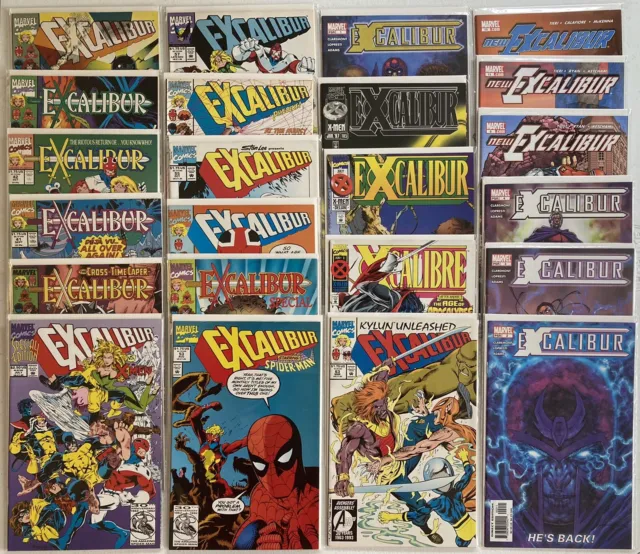 Excalibur Marvel Comics Lot B Captain Britain Phoenix Nightcrawler Psylocke XMen