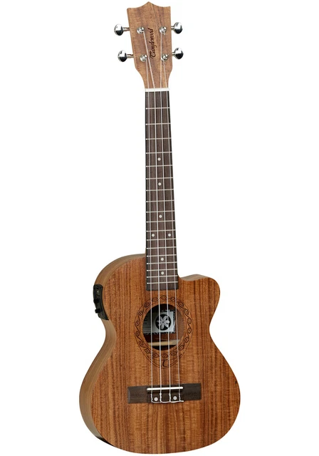Tanglewood TWT17-E Tenor Electro Ukulele, All Koa + Gig Bag