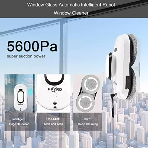 Smart Window Cleaner Window Cleaning Robot Remote Control Window Glass Cleaner