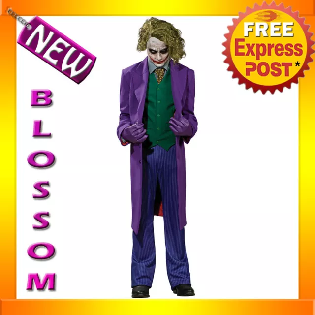 C773 Batman Dark Knight The JOKER Grand Heritage Collection Fancy Adult Costume