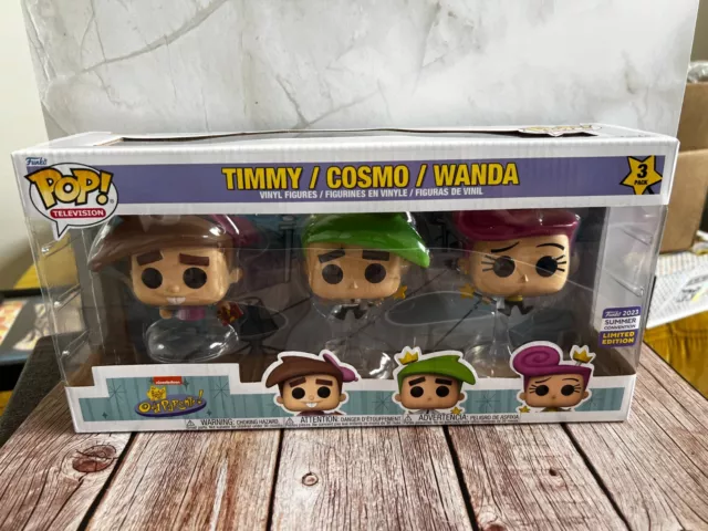 Funko Pop! Fairly Odd Parents 3-Pack SDCC 2023 Shared Exclusive