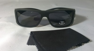 Figuretta Sonnen Überbrille UV400 Polarisiert Strass für Brillenträger Polbrille 