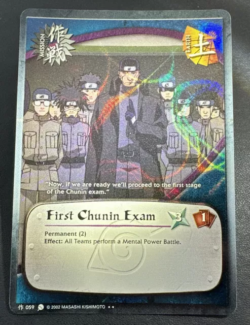 Iruka Umino - N-468 - Uncommon - 1st Edition - Foil - Naruto CCG Singles »  A New Chronicle - Goat Card Shop