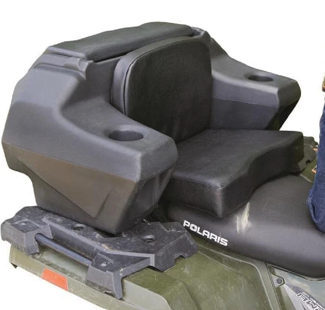 ATV UTV Large Rear Seat Storage Lounger Cushioned Padded Lockable Cargo Box