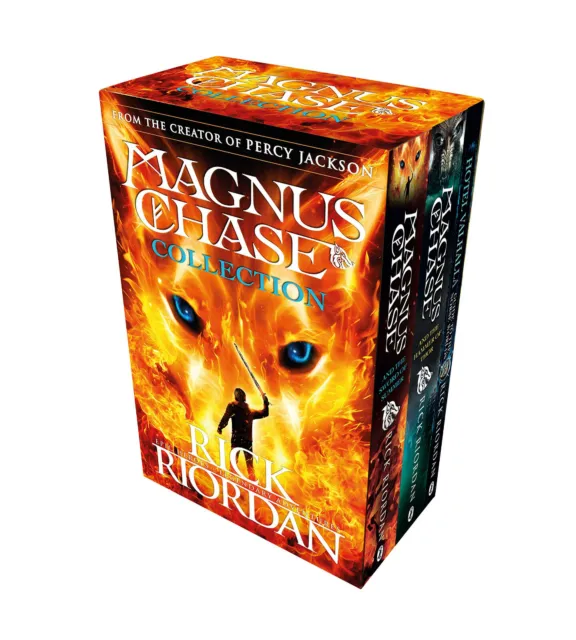 Magnus Chase Serie 3 Bücher Sammlung Box Set von Rick Riordan Neu