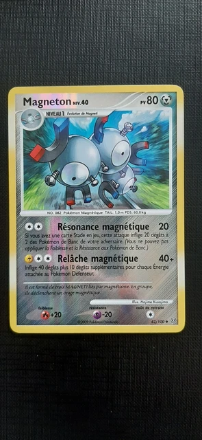 New Pokemon Card 80Pv Reverse 42/100 Magnet