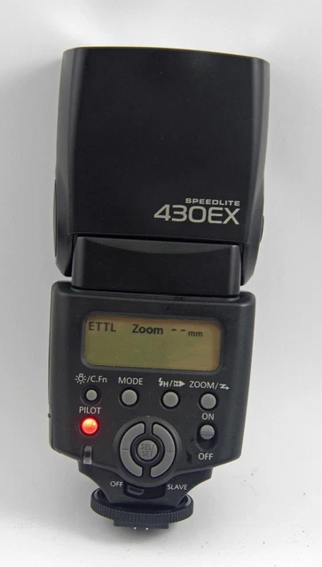 Canon Speedlite 430EX Camera Flash - Tested and Works