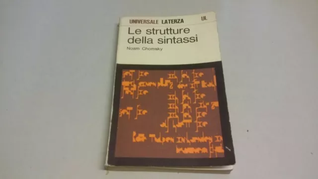 Noam Chomsky, Le strutture della sintassi, Laterza, 1980, 3a ed, 13g23