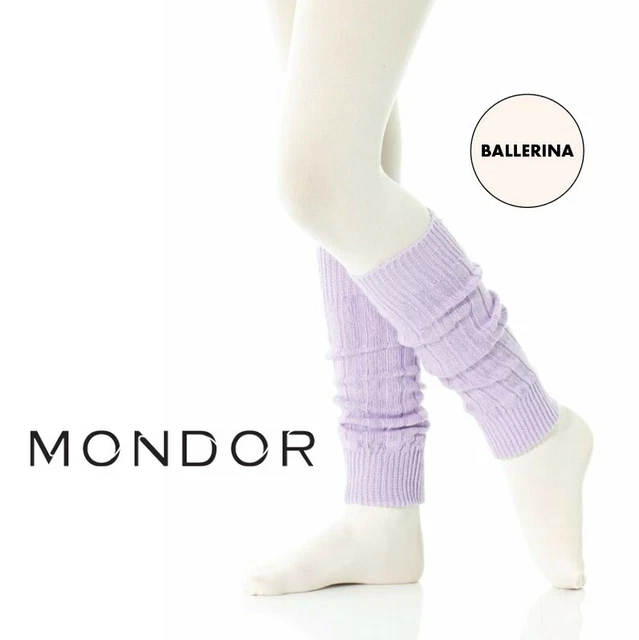 Mondor Performance NEW BALLERINA Dance & Figure Skating LEG WARMERS Junior 14"